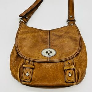 Vintage Fossil Maddox Flap Handbag